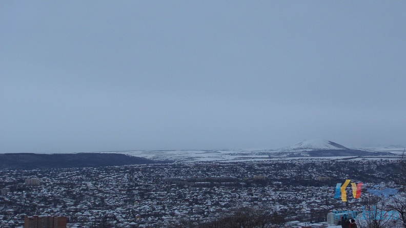 Вид на Пятигорск от горы Машук